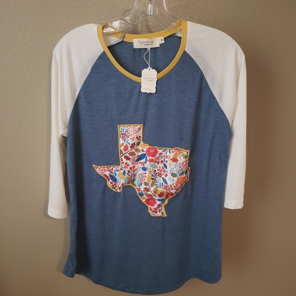 Womens texas baseball tee